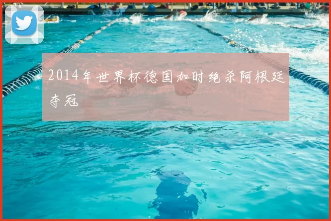 2014年世界杯德国加时绝杀阿根廷夺冠