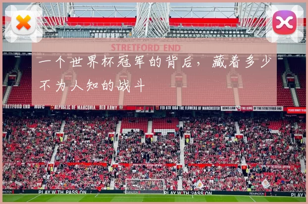 一个世界杯冠军的背后，藏着多少不为人知的战斗